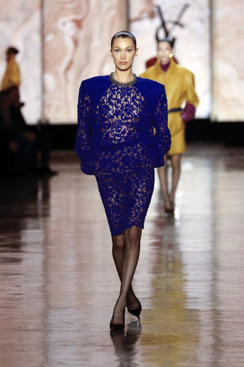 Royal Blue Lace Sheath Dress H6991