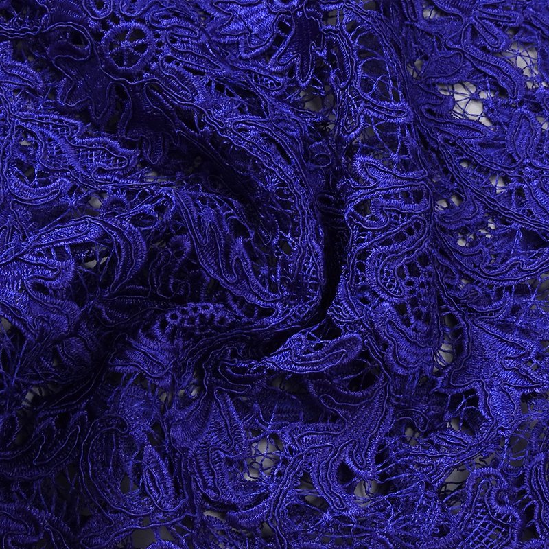 Royal Blue Lace Sheath Dress H6991