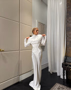 Ruched Heart Cutout Maxi Dress H7130