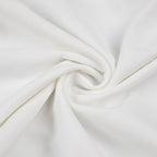 Ruched One-Shoulder White Midi Dress H6383