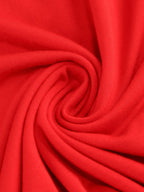 Ruffle Strapless Red Maxi Dress H7138
