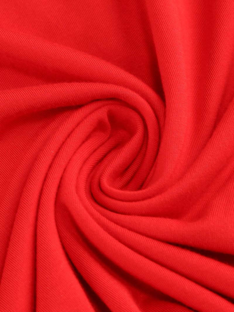 Ruffle Strapless Red Maxi Dress H7138