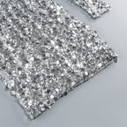 Sequin Turtleneck Mini Dress H6471