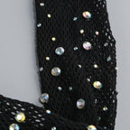 Sequined Asymmetric Split Maxi Dress H6565