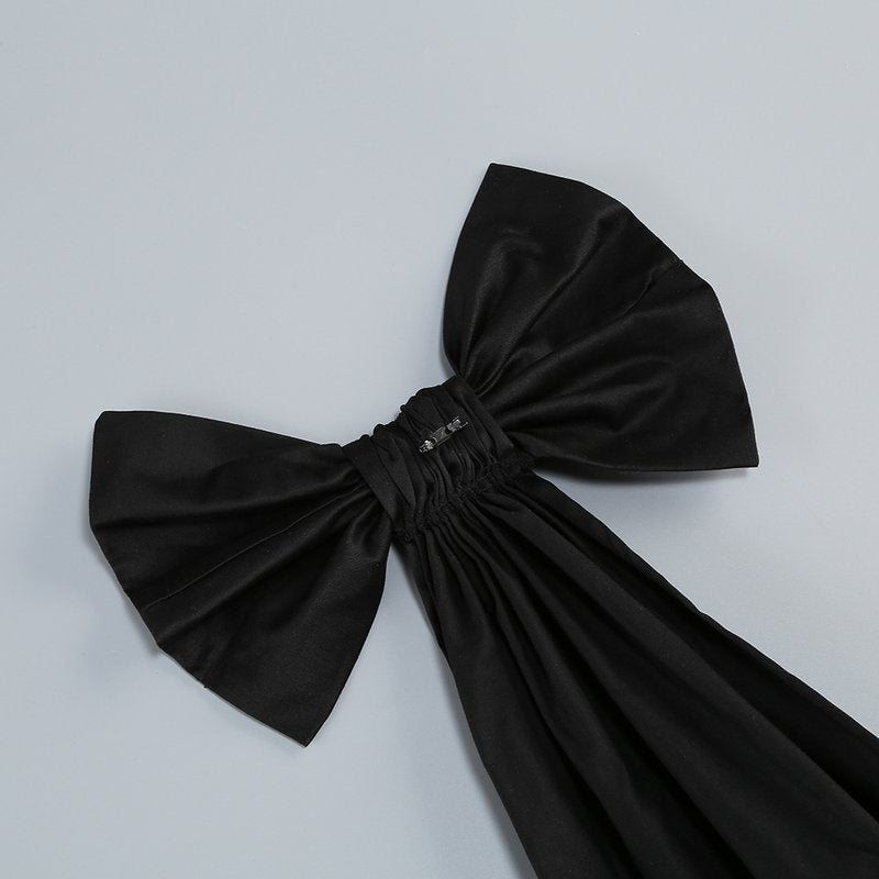 Sequined Backless Bow Maxi Dress H7120