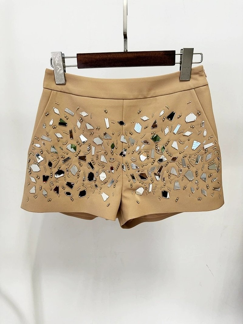 Sequined Blazer Shorts Set H6478