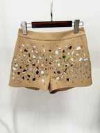 Sequined Blazer Shorts Set H6478