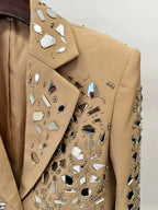 Sequined Blazer Shorts Set H6478
