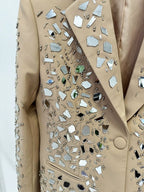 Sequined Blazer Shorts Set H6478