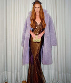 Sequined Bodice Mermaid Evening Gown H4718