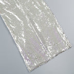 Sequined Cut-Out Long Sleeve Gown H6220