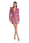 Sequined Floral Blazer Mini Dress H6250