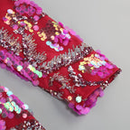 Sequined Floral Blazer Mini Dress H6250