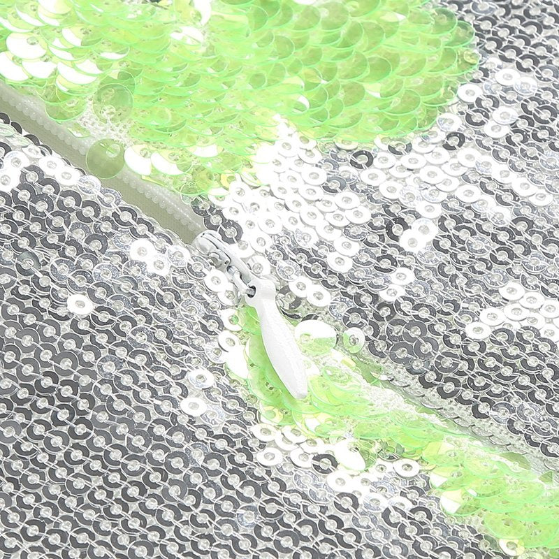 Sequined Floral Halter Mini Dress H6664