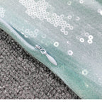 Sequined Long Sleeve Mini Dress H6065