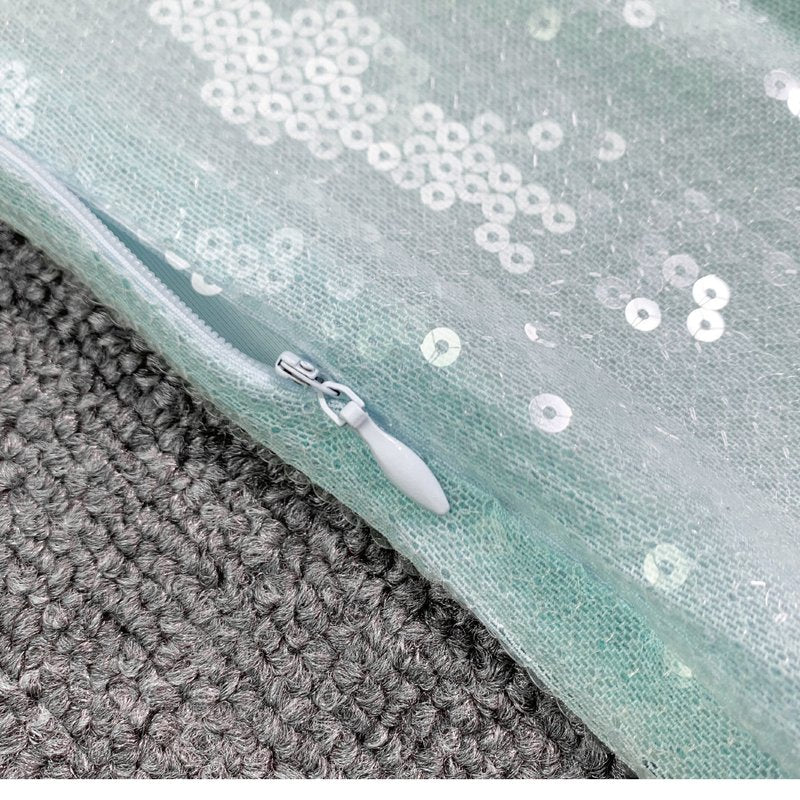 Sequined Long Sleeve Mini Dress H6065