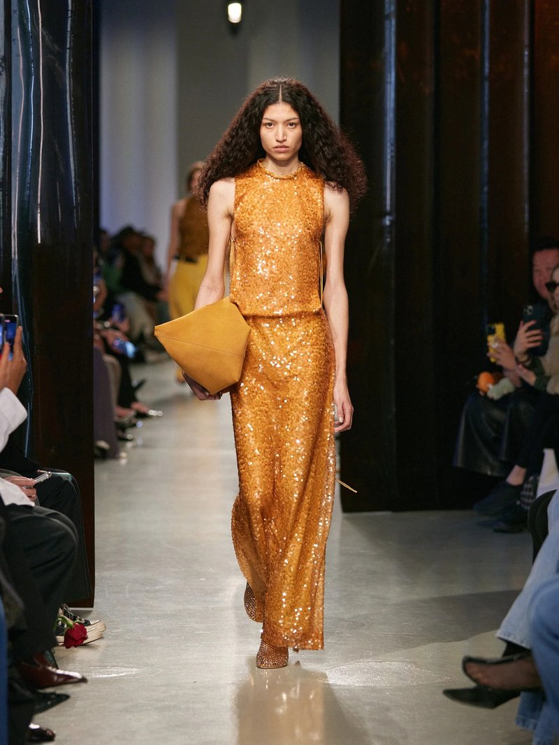 Sequined Sleeveless Maxi Dress H7013