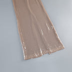 Sequined Two-Tone Bodycon Gown H7110
