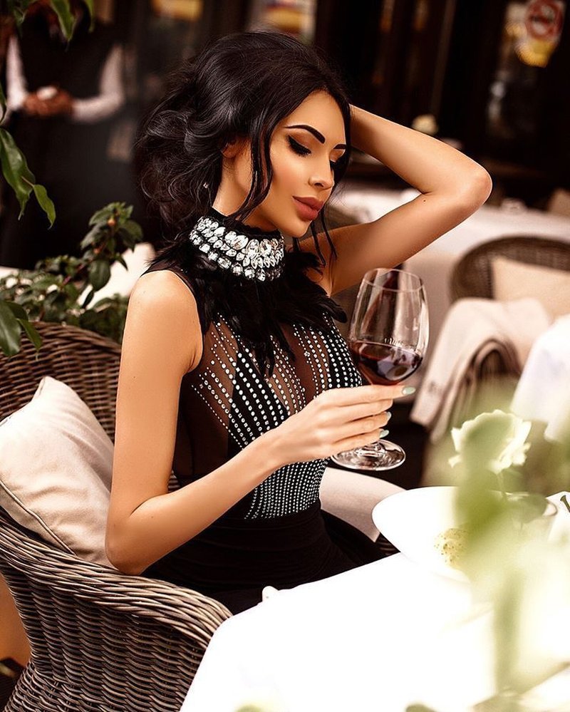 Sheer Beaded Halter Bodycon Dress H6153
