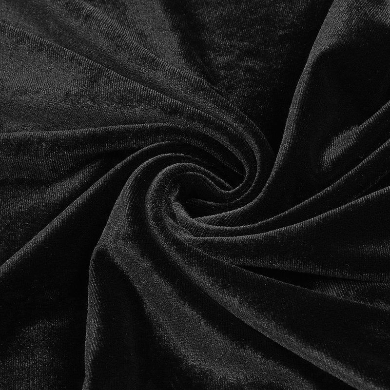 Sheer Long Sleeve Velvet Maxi Dress H6425