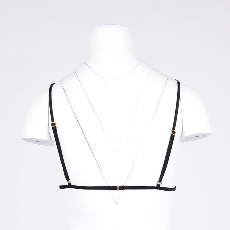 Sheer Panel Black Maxi Dress H6844