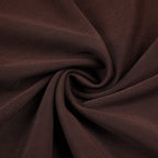 Sheer Ruched Brown Maxi Dress H6615