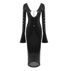Shimmering Sleeveless Midi Dress H5194
