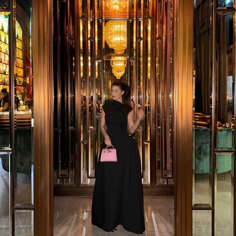 Sleeveless High Neck Maxi Dress H6614