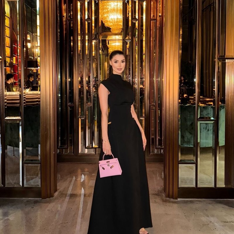 Sleeveless High Neck Maxi Dress H6614