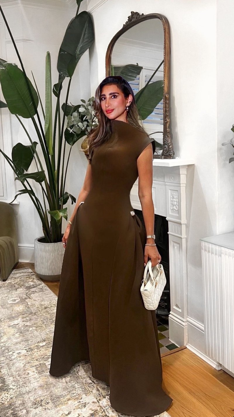 Sleeveless High Neck Maxi Dress H6614