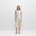 Sleeveless Knit Midi Dress H6698