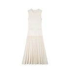 Sleeveless Knit Midi Dress H6698