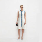Sleeveless Pleated Midi Dress H6699