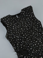 Sleeveless Polka Dot Maxi Dress H6670