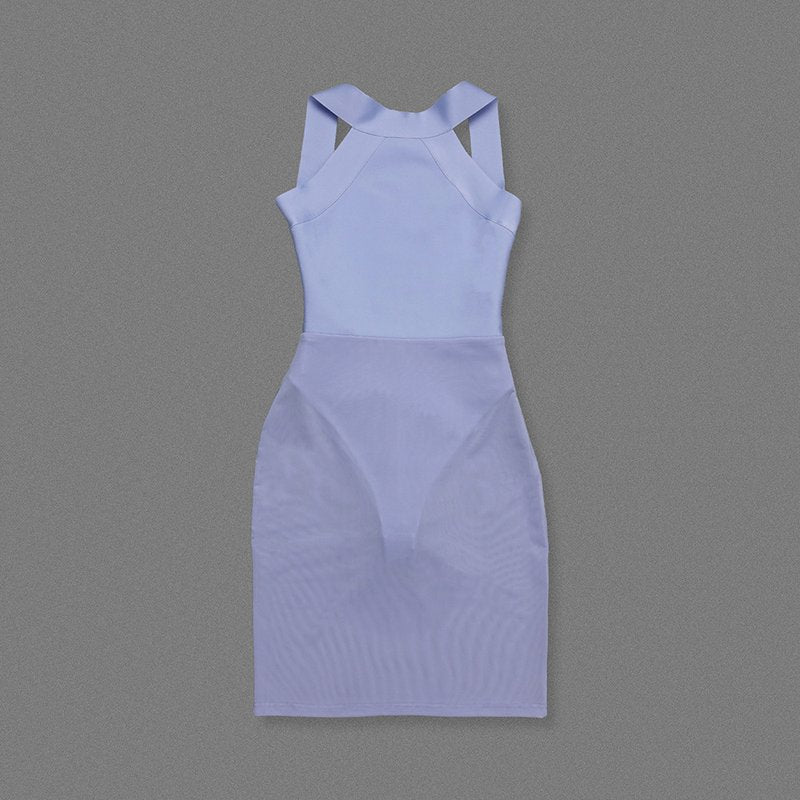 Sleeveless White Top with Pencil Skirt Set H6883