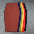 Solid Color Pencil Skirt Set H240