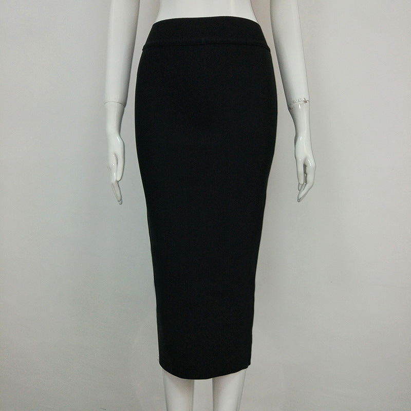 Solid Color Pencil Skirt Set H240