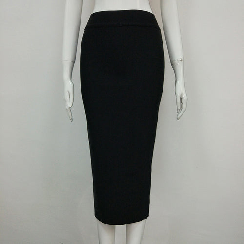 Solid Color Pencil Skirt Set H240
