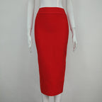 Solid Color Pencil Skirt Set H240
