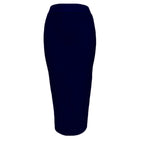 Solid Color Pencil Skirt Set H240