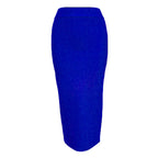 Solid Color Pencil Skirt Set H240