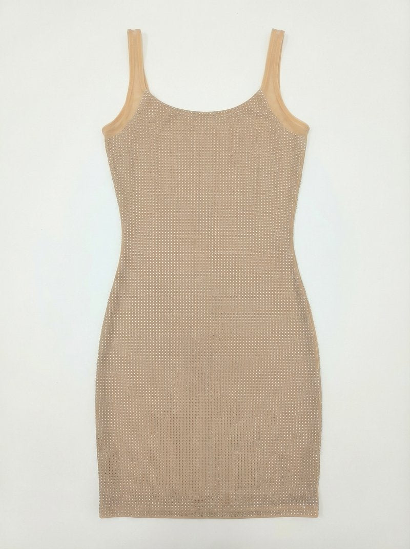 Sparkle Beaded Mini Bodycon Dress H7060