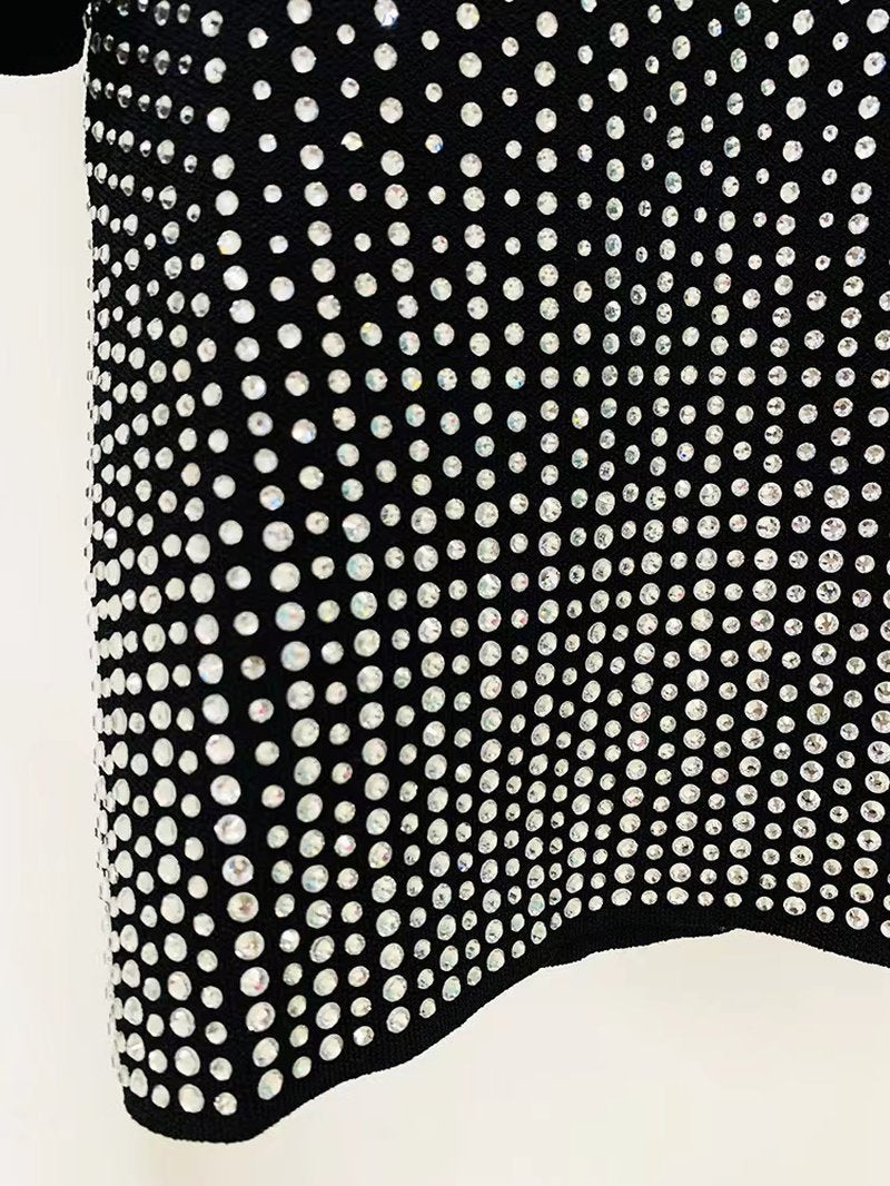 Sparkle Dot Long Sleeve Mini Dress H0013