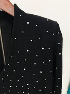 Sparkle Dot Long Sleeve Mini Dress H0013