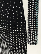 Sparkle Dot Long Sleeve Mini Dress H0013