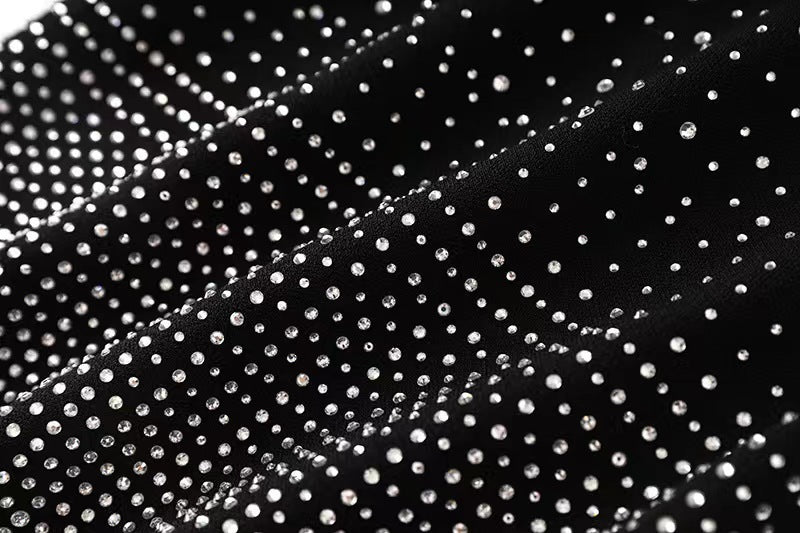 Sparkle Dot Long Sleeve Mini Dress H0013