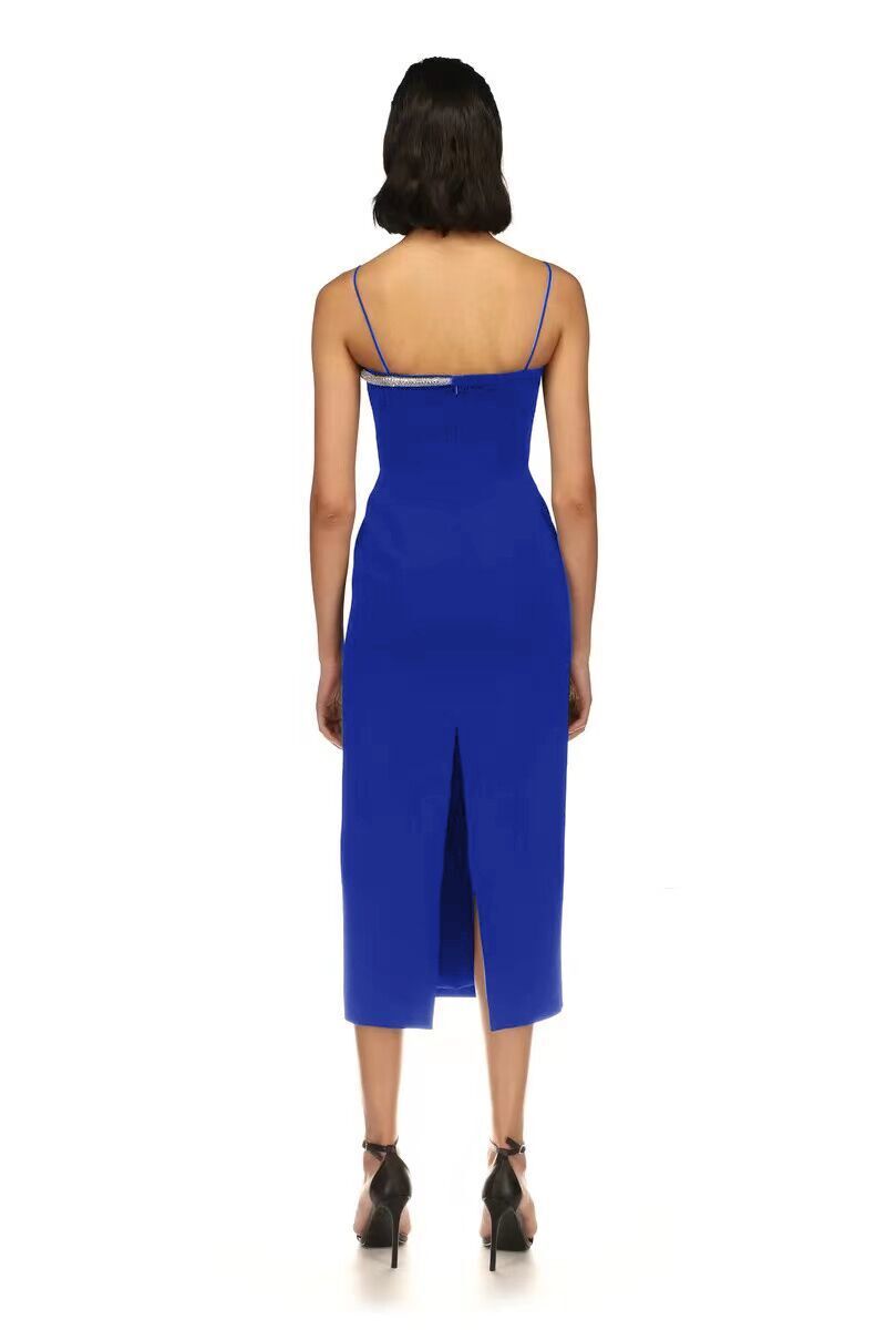 Sparkle Infinity Strap Blue Dress H6148