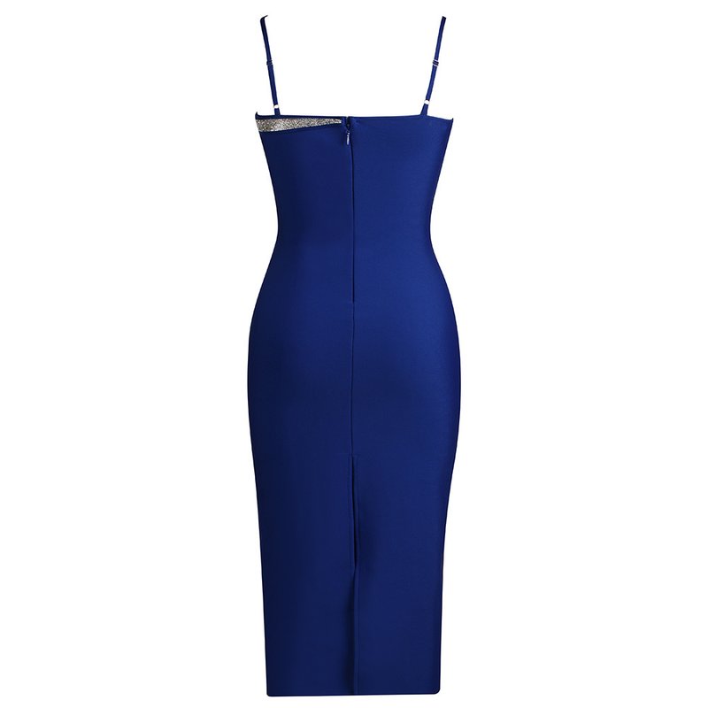 Sparkle Infinity Strap Blue Dress H6148