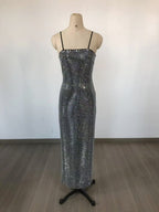 Sparkle Sequin Sleeveless Midi Dress H6671