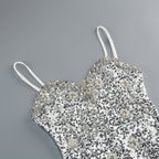 Sparkle Sequin Strapless Mini Dress H6561